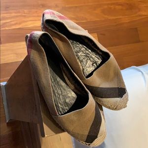 Authentic Burberry espadrille